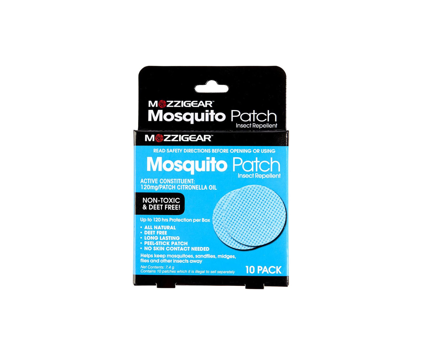 Mozzigear Mosquito Patches 10 Pack