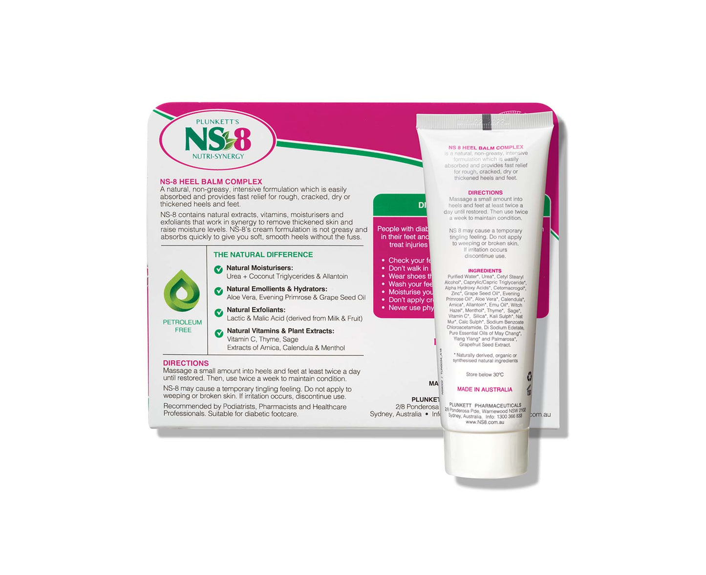 Plunketts NS8 Heel Balm Complex 250mL