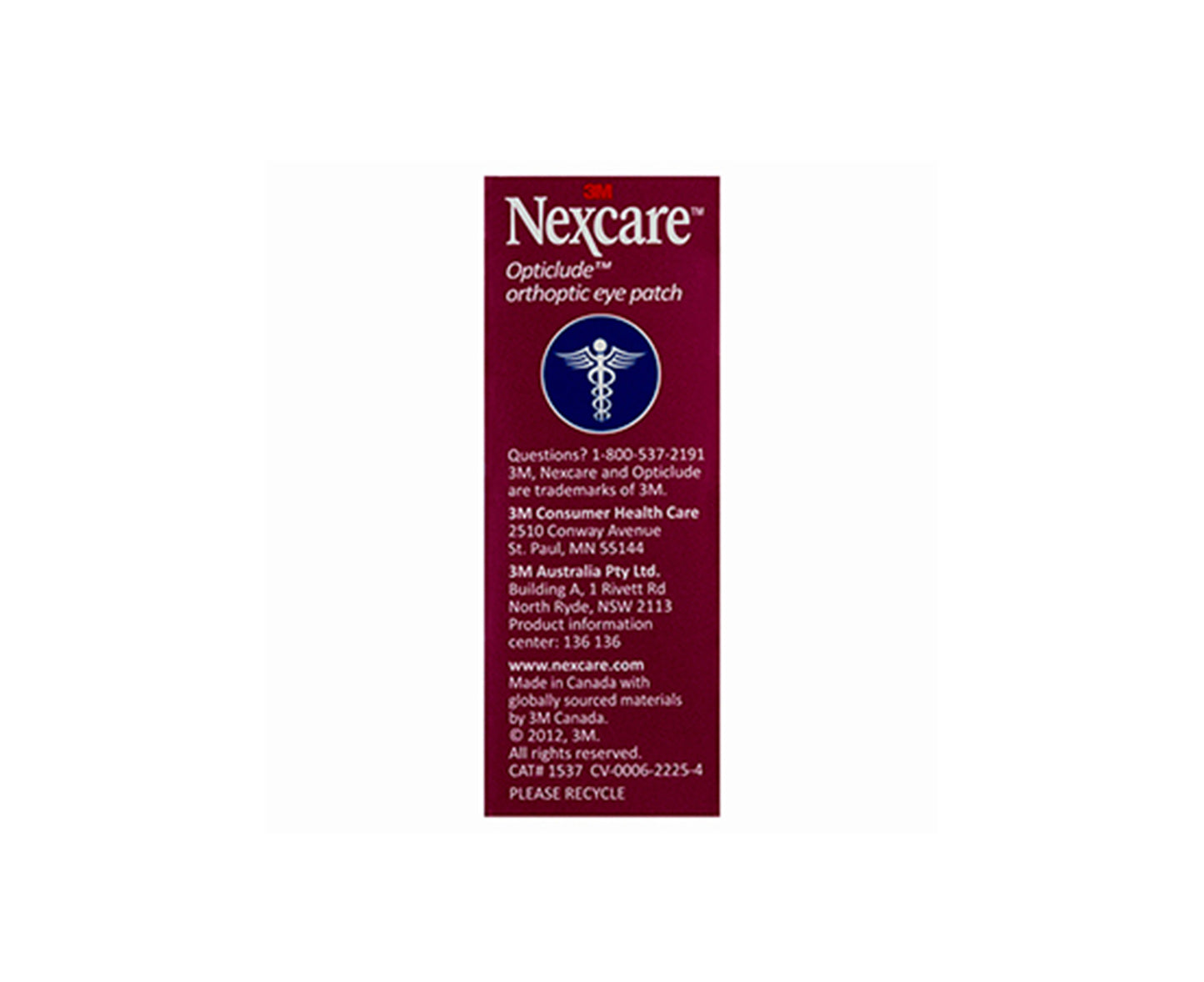 Nexcare Opticlude Junior Eye Patches 20