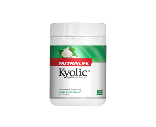 Nutra-Life Kyolic Aged Garlic Extract Heart & Cholesterol Formula 120 Capsules