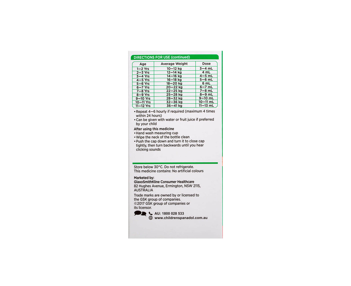 Panadol Children 5-12 Years Strawberry 200mL