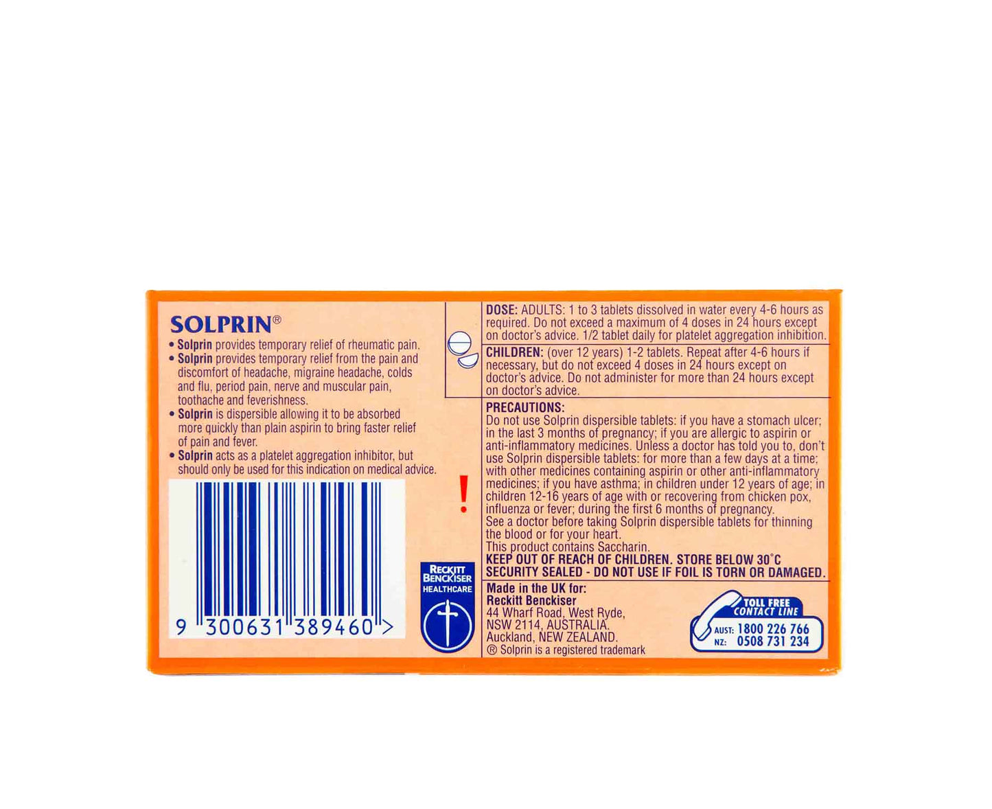 Solprin 300mg Tablets