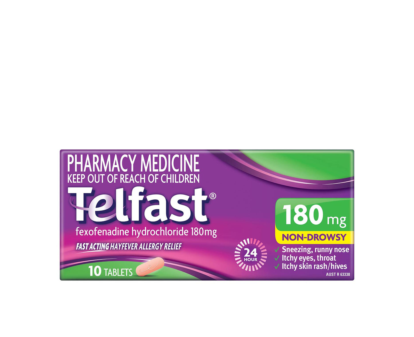 Telfast 180mg Tablets 10