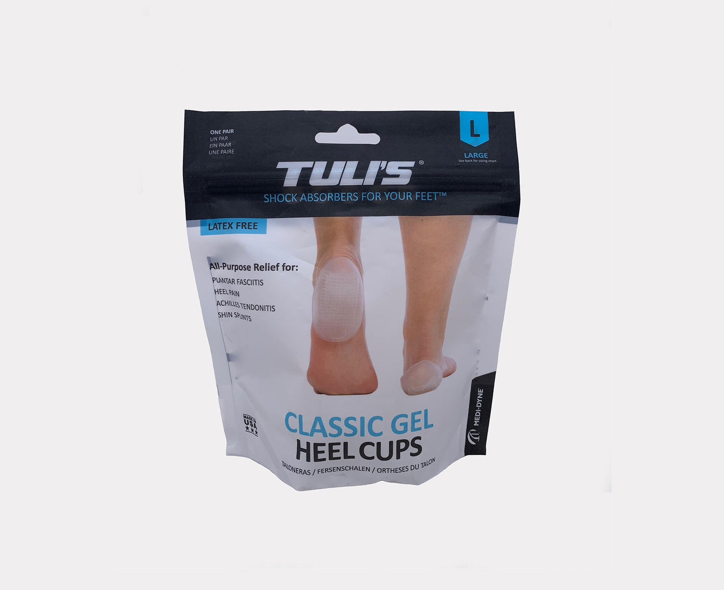 Tuli's Classic Gel Heel Cups Large