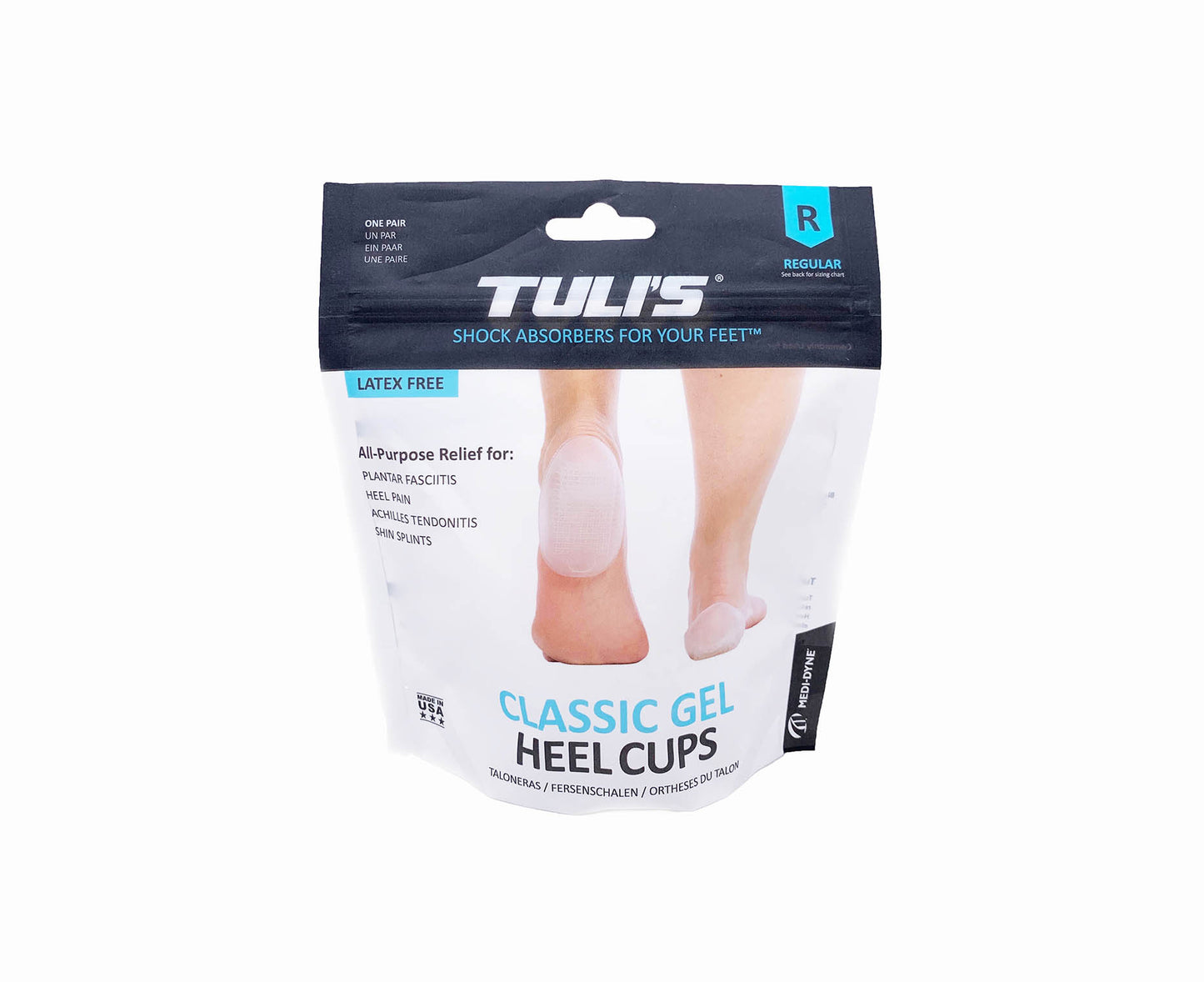 Tuli's Classic Gel Heel Cups Regular
