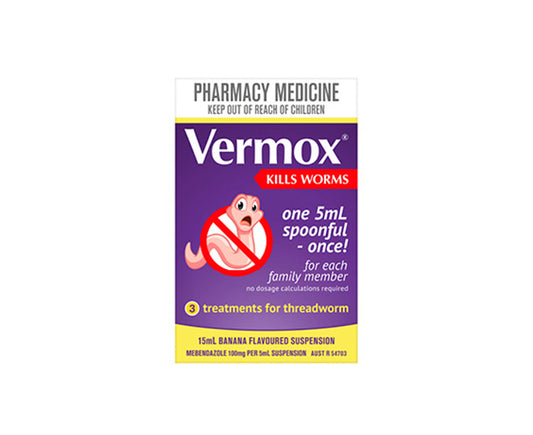 Vermox Suspension Banana 15mL