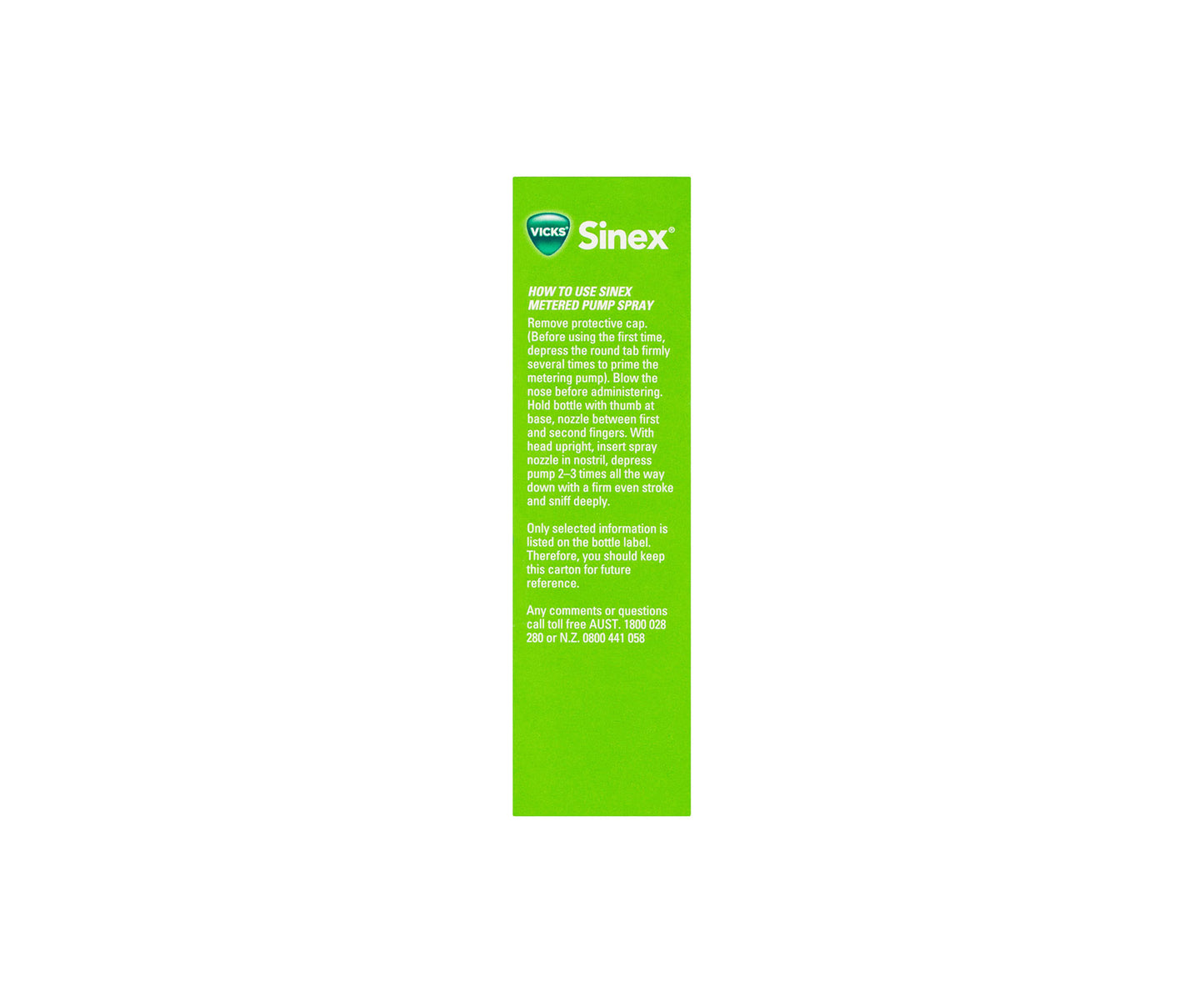 Vicks Sinex Nasal Decongestant Spray 15mL