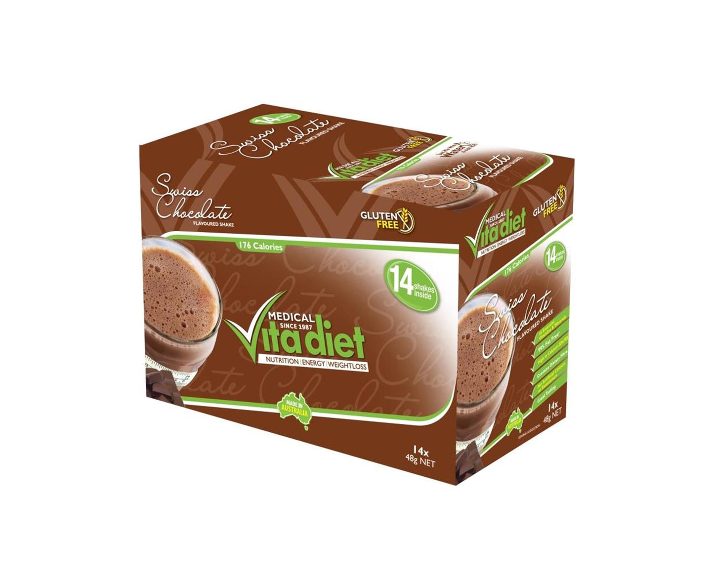 Vita Diet Swiss Chocolate Shakes 14 Pack