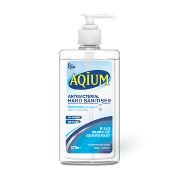 Ego Aqium Hand Sanitiser 375mL