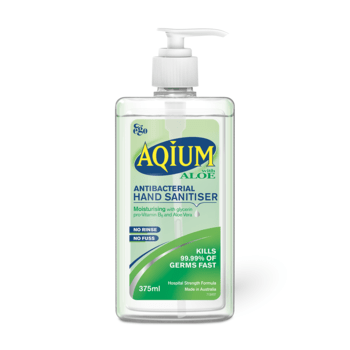 Ego Aqium Hand Sanitiser Aloe 375mL