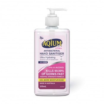 Ego Aqium Hand Sanitiser Ultra 375mL