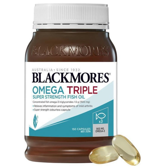 Blackmores Omega Triple Super Strength Fish Oil Capsules 150