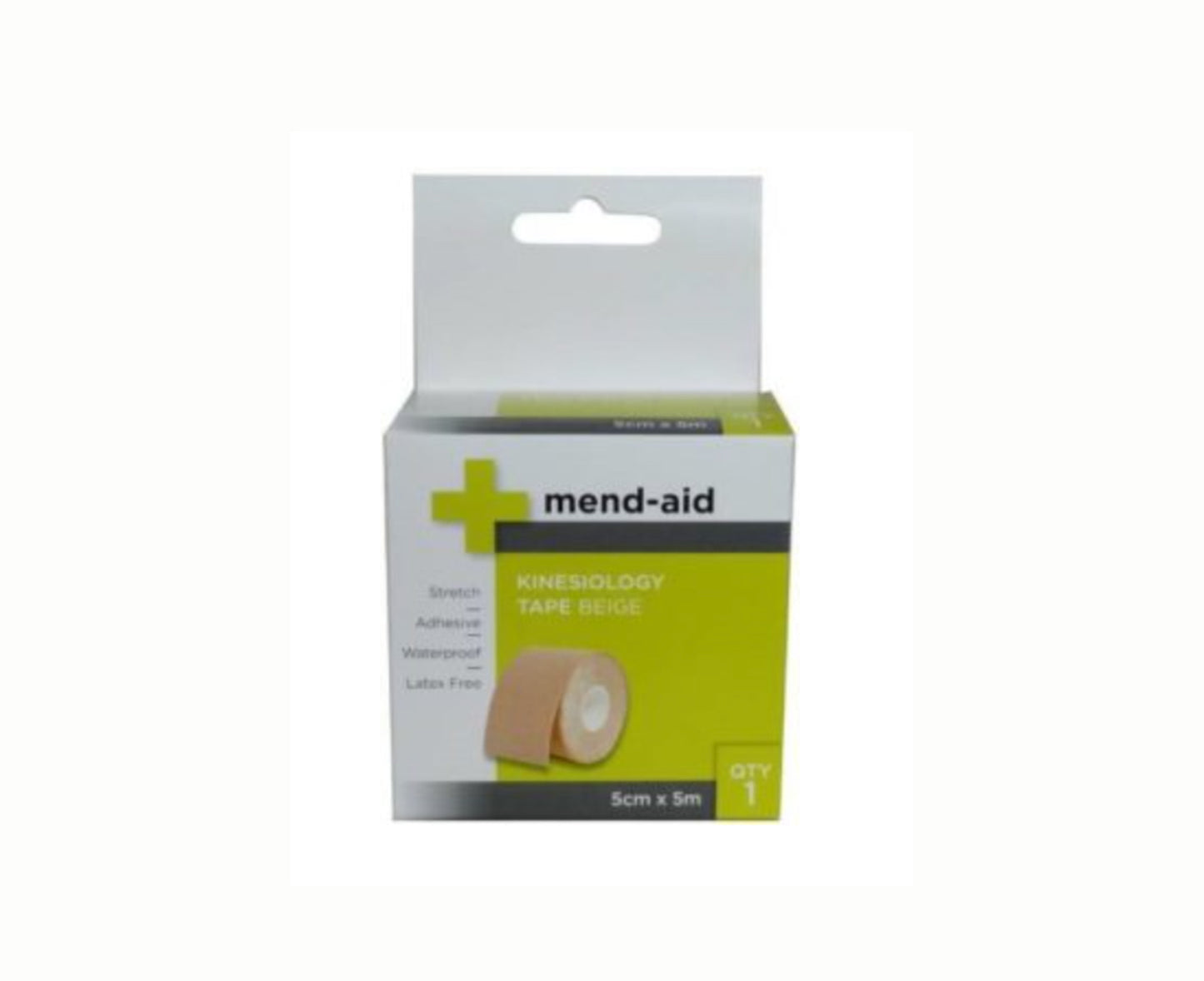 BeMed Mend-Aid Kinesiology Tape Beige 5cm x 5cm 1 Pack