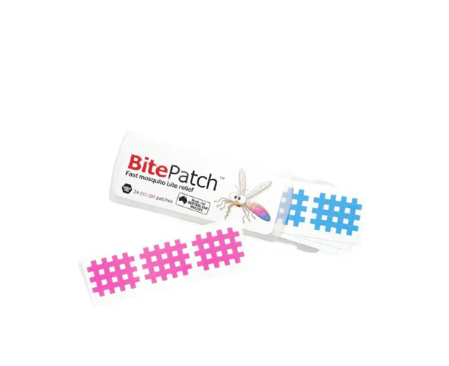 BitePatch Fast Mosquito Bite Relief 24 Colour Patches