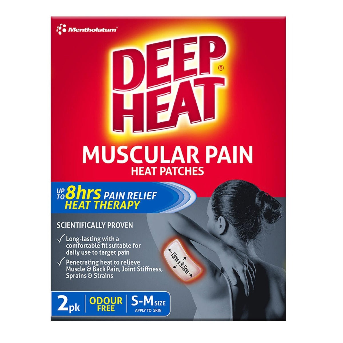 Deep Heat Muscular Pain Heat Patches 2 Pack