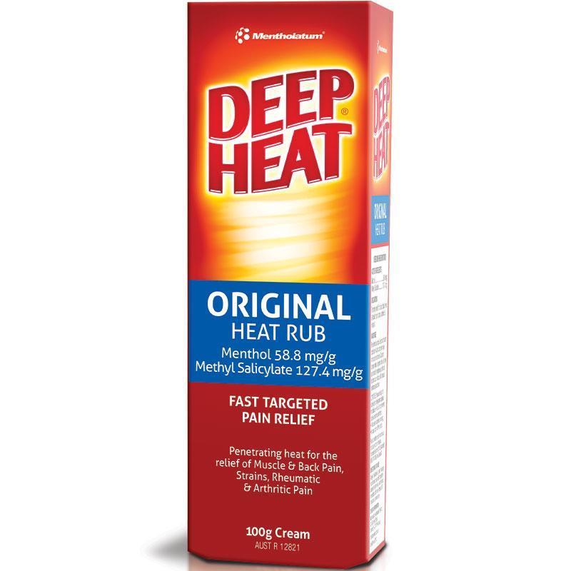 Deep Heat Original Heat Rub Cream 100g