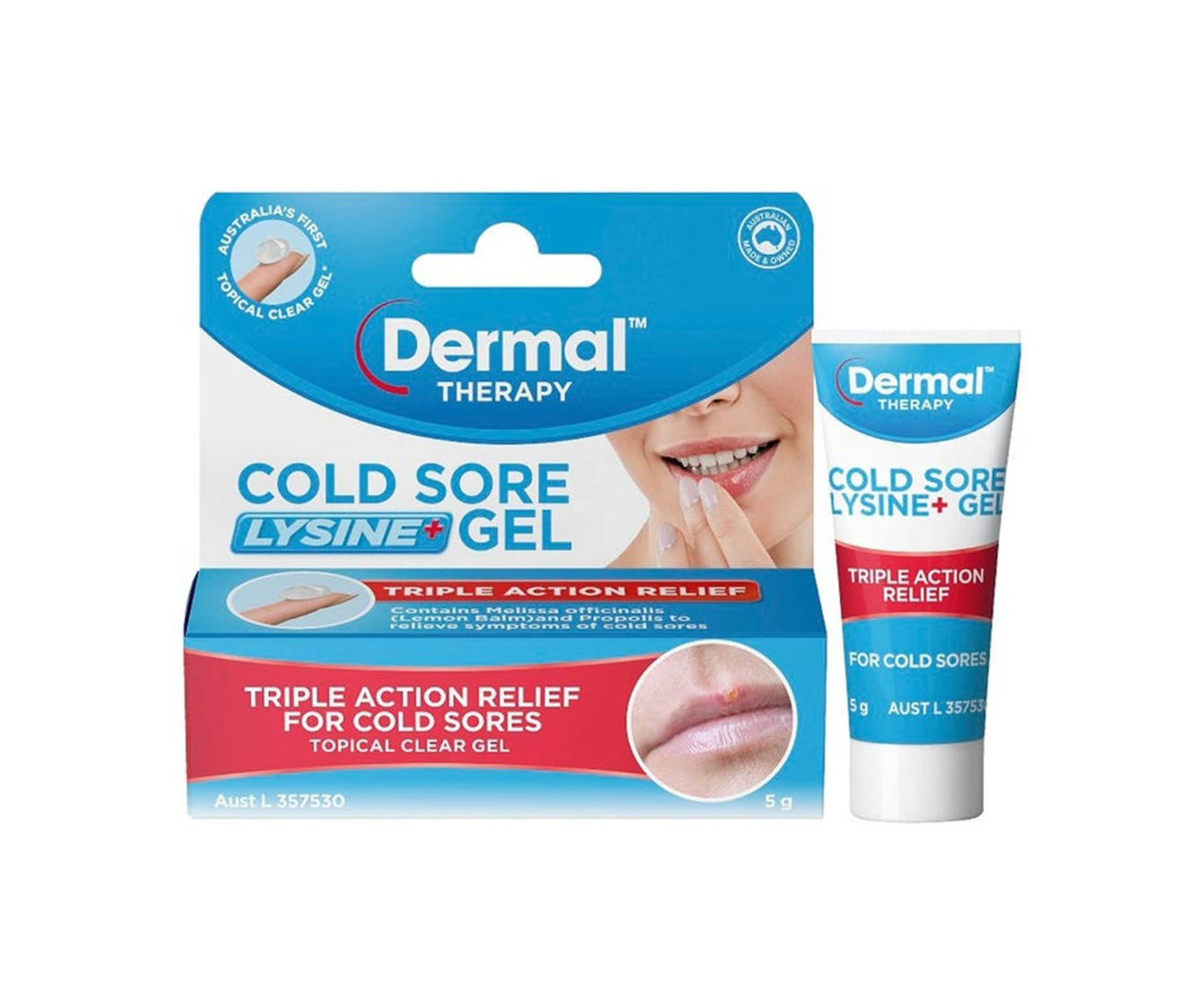 Dermal Therapy Cold Sore Lysine+ Gel 5g