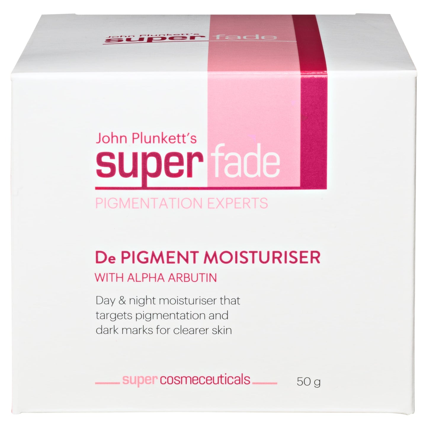 Plunketts SuperFade De Pigment Moisturiser 50g