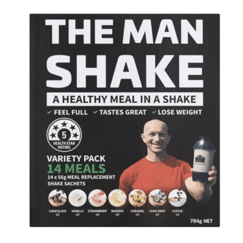 The Man Shake Variety Pack 14 Sachets