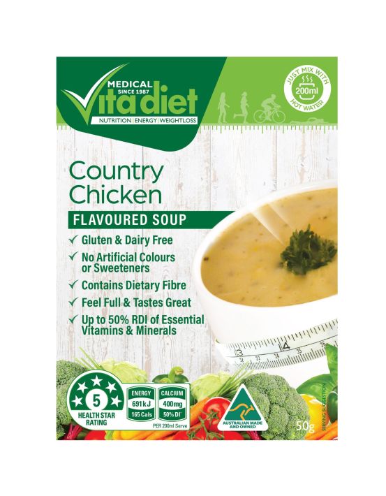 Vita Diet Country Chicken Soup 50g Single Pack