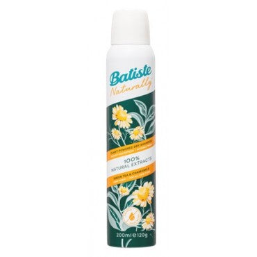 Batiste Dry Shampoo Naturally Green Tea & Chamomile 200mL