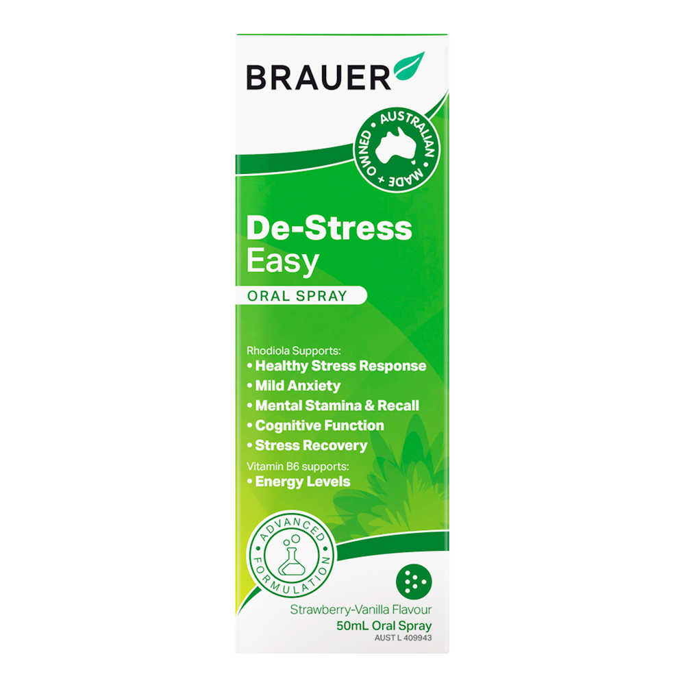 Brauer De-Stress Easy Oral Spray 50mL