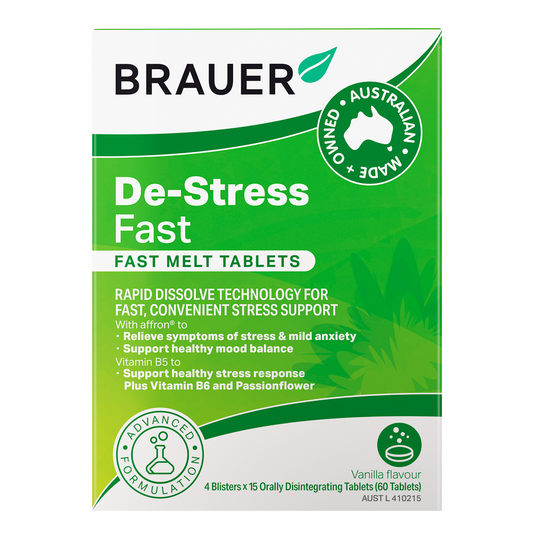 Brauer De-Stress Fast Melt Tablets 60