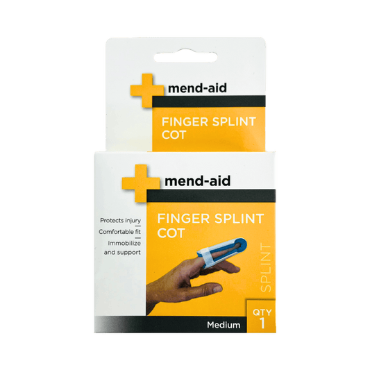 Mend-Aid Finger Splint Cot Medium 1 Pack