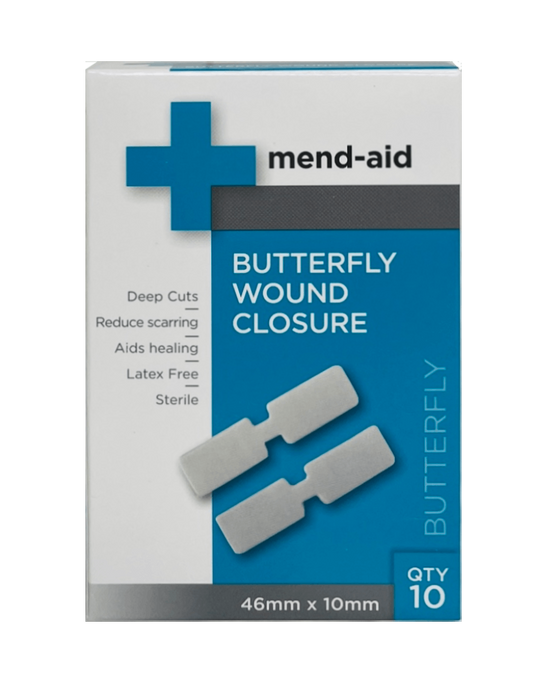 BeMed Mend-Aid Butterfly Wound Closure 10 Strips