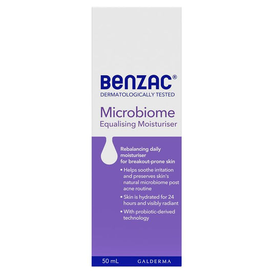 Benzac Microbiome Equalising Moisturiser 50mL