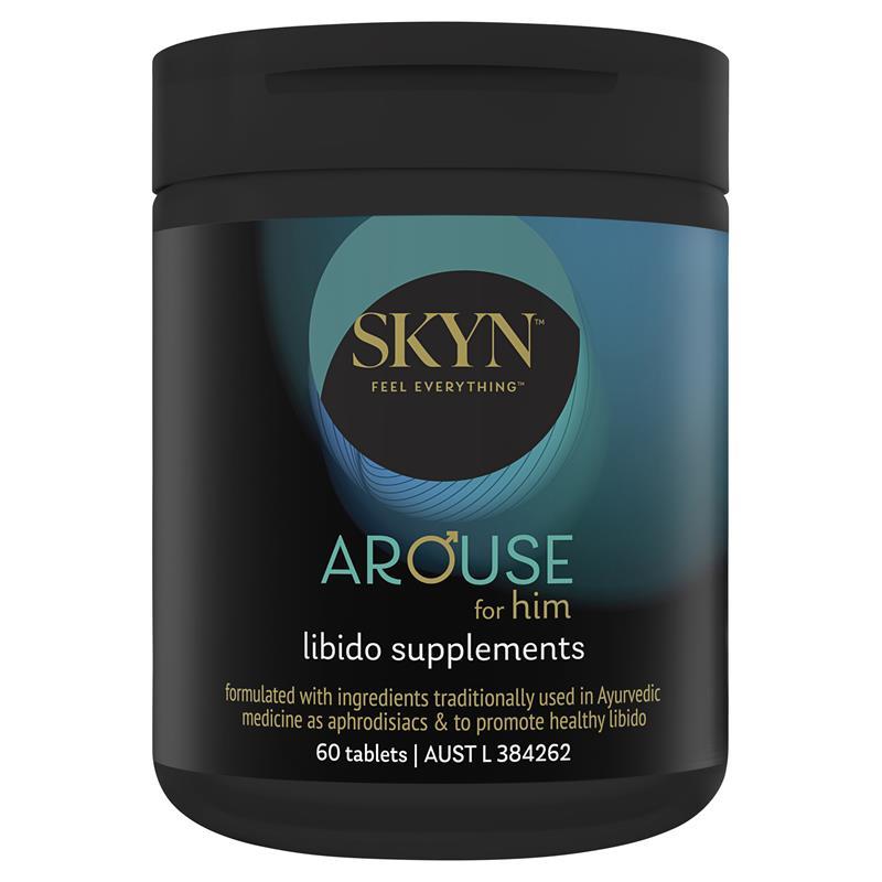 Skyn Arouse For Him Libido Supplements Tablets 60