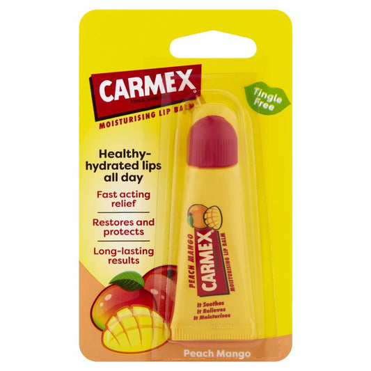 Carmex Lip Balm Tube Peach Mango 10g