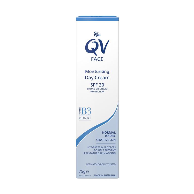 Ego QV Face Moisturising Day Cream SPF30 75g