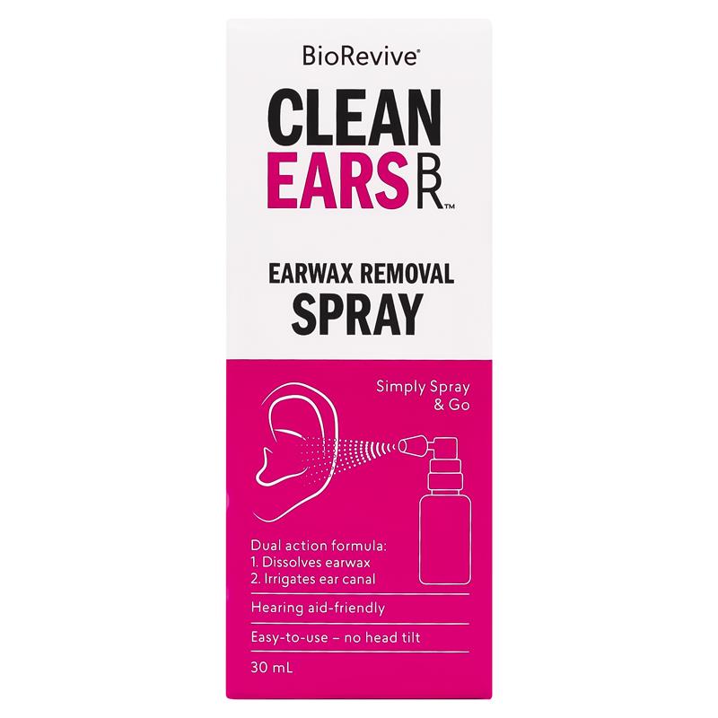 CleanEars Adult Ear Wax Removal Spray 30mL