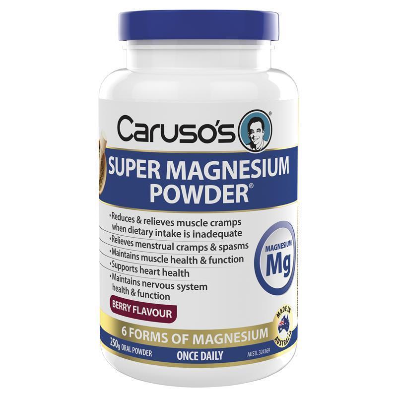 Caruso's Super Magnesium Powder Berry 250g