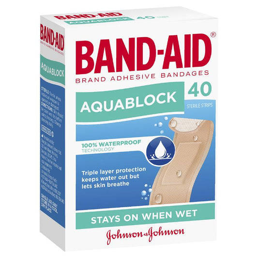 Band Aid Aquablock Strips Regular 40