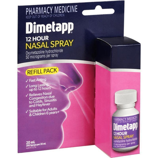 Dimetapp 12 Hour Nasal Spray Refill 20mL