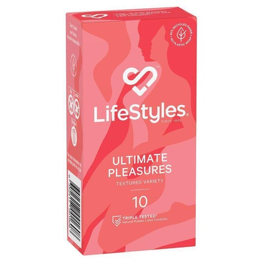 Lifestyles Ultimate Pleasures Condoms 10 Pack