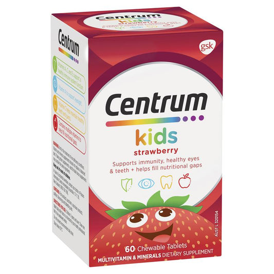 Centrum Kids Strawberry Tablets 60