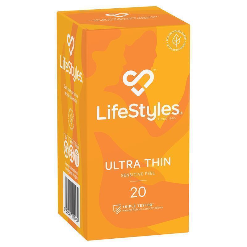 Lifestyles Ultra Thin Condoms 20 Pack