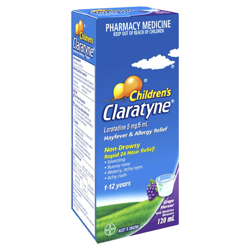 Claratyne Syrup Grape 120mL