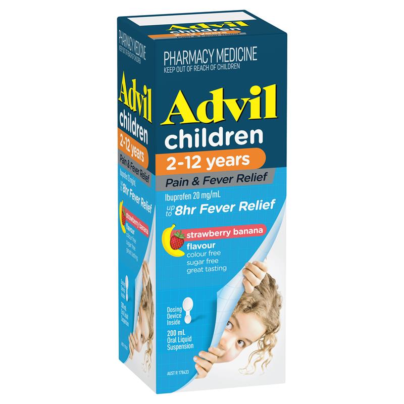 Advil Children 2-12 Years Suspension 200mL