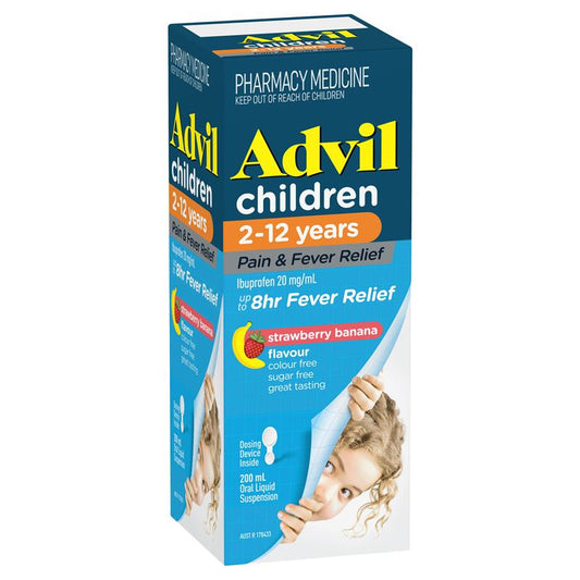 Advil Children 2-12 Years Suspension 200mL