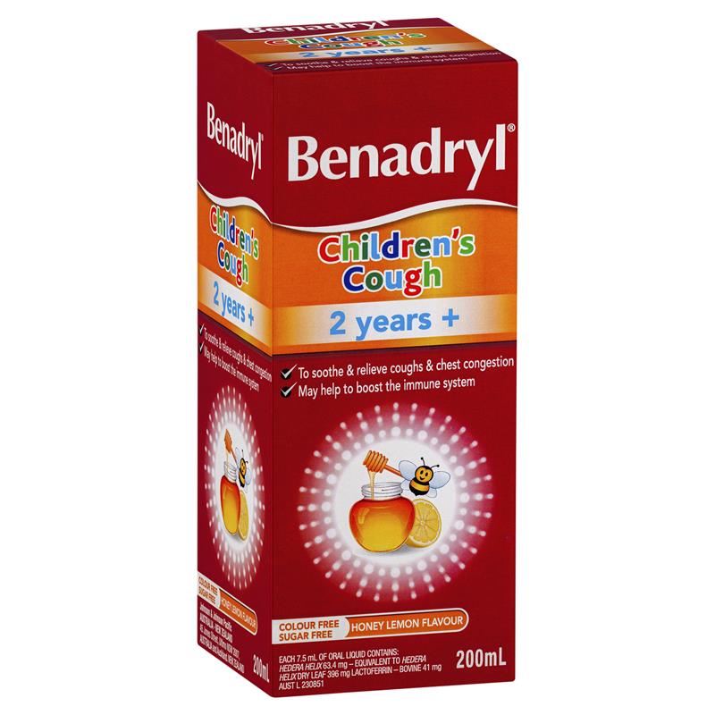 Benadryl Children Cough Liquid 200mL