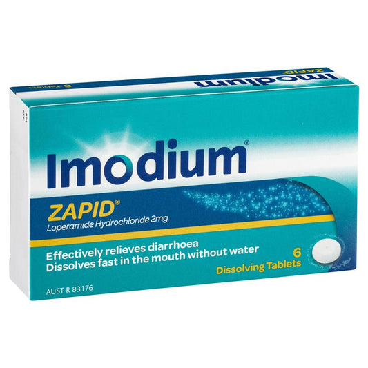 Imodium Zapid 2mg Dissolving Tablets 6