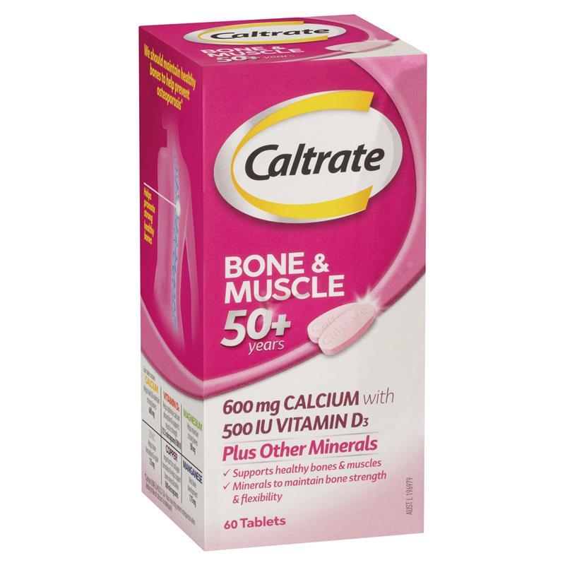 Caltrate Bone & Muscle 50+ Tablets 60