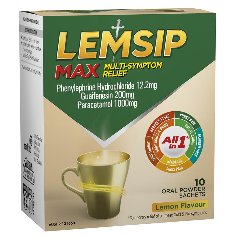 Lemsip All In One Lemon Hot Drink 10