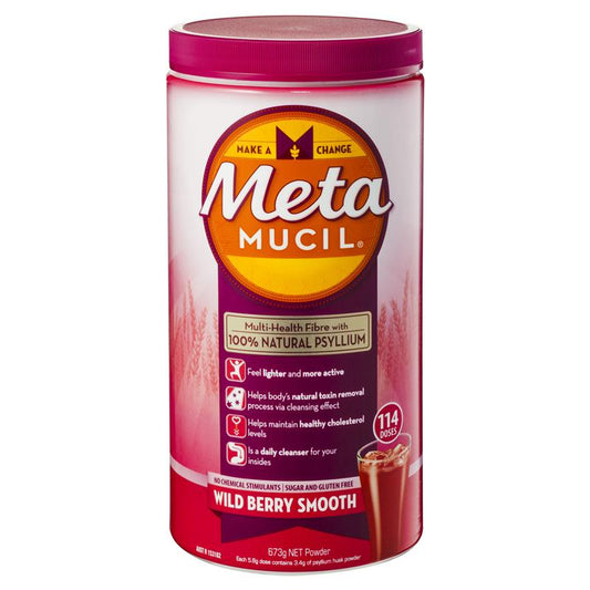 Metamucil Wild Berry Smooth 114 Dose 673g