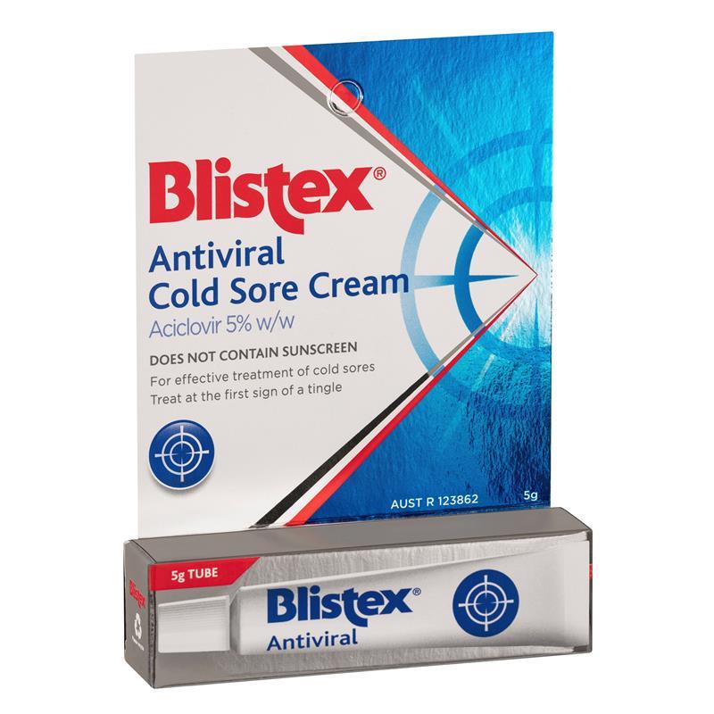 Blistex Antiviral Cold Sore Cream 5g