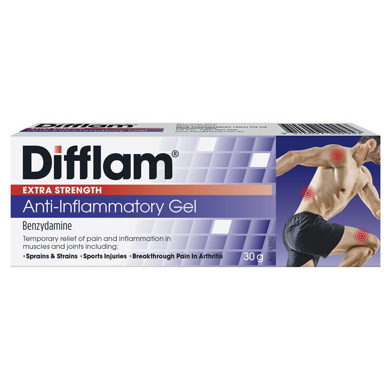 Difflam Extra Strength 5% Gel 30g